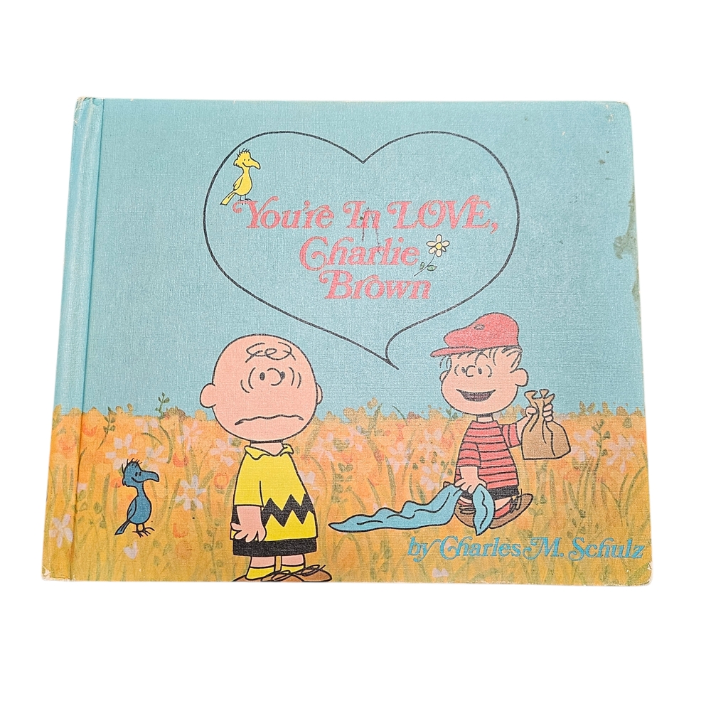 Vintage 1st Edition You're In Love, Charlie Brown Book By Charles M. Schulz 1968